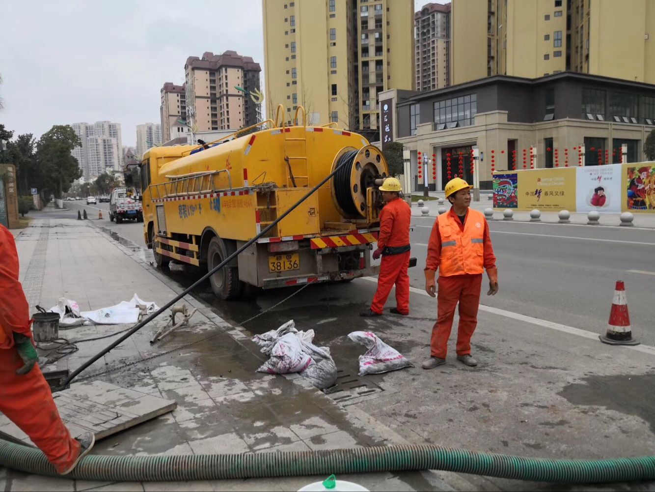 黄石排污管道清淤-管道清洗